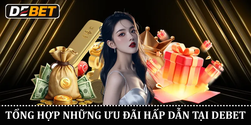 Tổng hợp những ưu đãi hấp dẫn tại DEBET