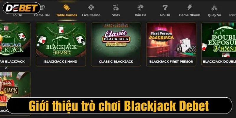 Blackjack Debet
