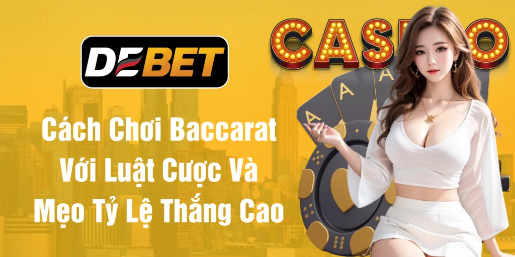 Cách chơi baccarat với luật cược và mẹo tỷ lệ thắng cao