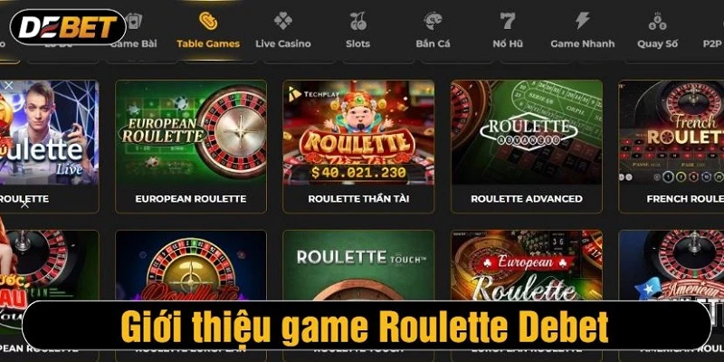 Game Roulette Debet