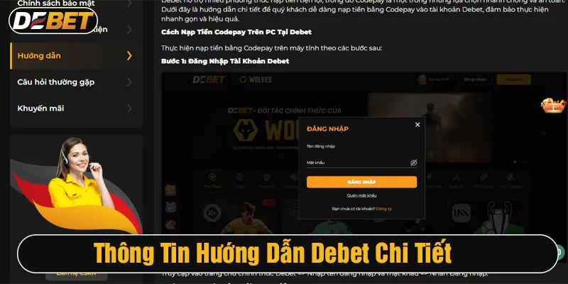 hướng dẫn Debet